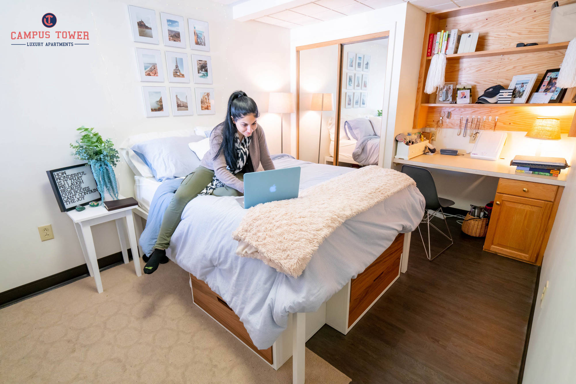 Campus Tower Bedroom
